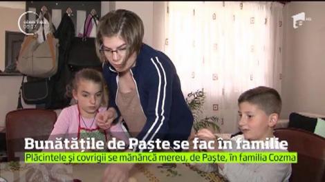 Paștele este despre dăruit! O familie din Mureș gătește cu drag pentru alții!