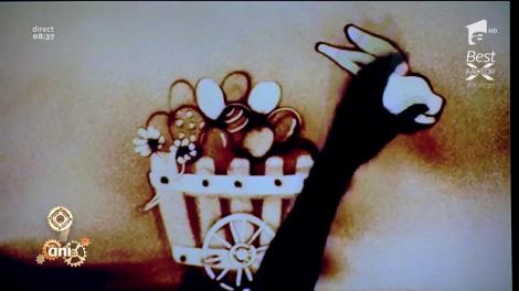 Smiley News: Desen artistic în zi de sărbătoare! Iepurașul de Paște este pictat în nisip