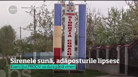 Sirenele au început să sune în toată ţara. Iar exerciţiile anunţate de autorităţi i-au luat pe unii prin surprindere