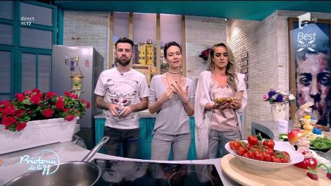 Gata cu mâncarea tradiţională! Andreea Moldovan, bucătarul de la "Prietenii de la 11", vă invită la "PENNE CAPRESE"