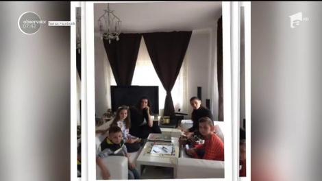 Monica Gabor a venit în Romania pentru a petrece Paştele alături de familie, dar şi de fetiţa ei, Irinuca