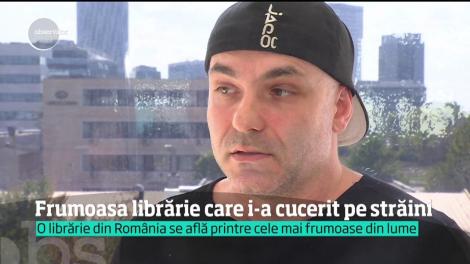 O librărie din România a devenit obiectiv turistic pentru străini
