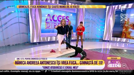 Mirela Vaida a făcut roata în direct, la Acces Direct. Vedeta Antenei 1 și-a surprins fanii și invitații!