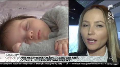 Mami și bebe, adorabili! Octavia Geamănu este mămică de aproape cinci luni şi deja a stabilit ce meserie va avea fiul ei!