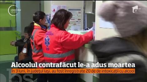 În trei luni, în județul Iași, au fost înregistrate 20 de intoxicații cu alcool contrafăcut