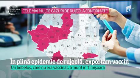 În plină epidemie de rujeolă, România vrea să exporte 4 mii de doze de vaccin ROR