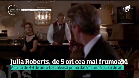 La 49 de ani, o faimoasă actriţă a fost desemnată cea mai frumoasă femeie din lume, pentru a cincea oară