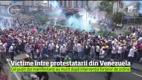 Victime între protestatarii din Venezuela. Cel puțin doi manifestanți au murit după intervenția forțelor de ordine