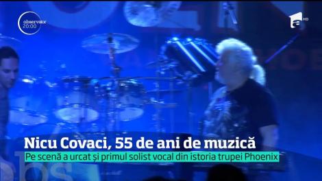 Liderul trupei Phoenix a împlinit 70 de ani şi a sărbătorit pe scenă. Nicu Covaci făcut spectacol alături de mult mai tinerii lui colegi