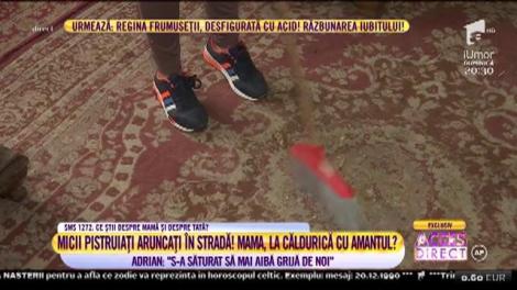 Micii pistruiaţi aruncaţi în stradă! Mama, la căldurică cu amantul