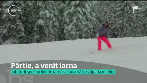 Iarna din mijlocul primăverii a redeschis sezonul de schi
