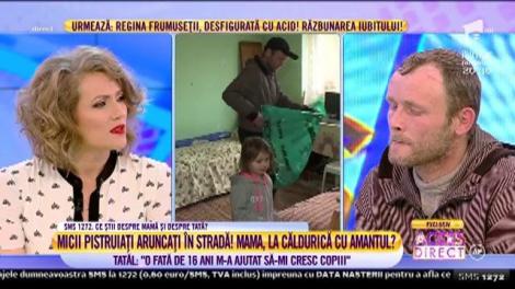 Micii pistruiaţi aruncaţi în stradă! Tatăl: "Soţia m-a distrus când a plecat"