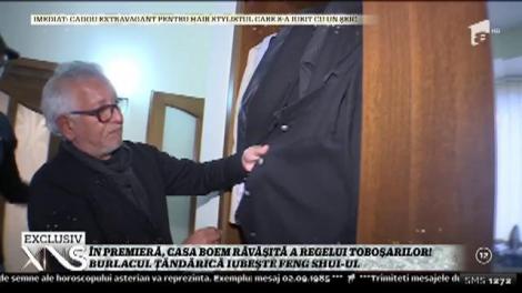 Iată cum arată casa boem răvăşită a "Regelui toboşarilor"! Burlacul Ţăndărică iubeşte feng shui-ul!