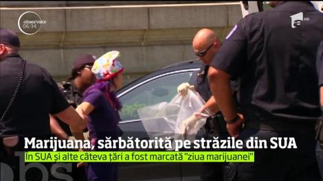 Marijuana, sărbătorită pe străzile din Statele Unite