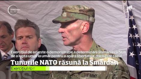 Tunurile NATO răsună la Smârdan! Primul detașament rotațional al Statelor Unite a sosit în România