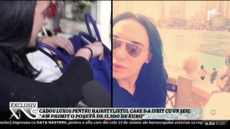 Cadou luxos pentru hair-stylist-ul care s-a iubit cu un şeic: "Am primit o poşetă de 11.500 de euro"