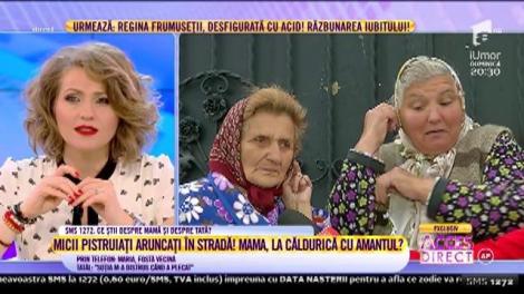 Micii pistruiaţi aruncaţi în stradă! Maria, fosta vecină: "Îşi bătea soţia, de faţă cu toată lumea"