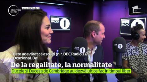 Prinţul William şi soţia sa Kate au dezvăluit detalii din viaţa lor personală &icirc;ntr-un interviu pentru BBC Radio 1