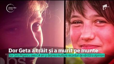 La 14 ani, Dor Geta Popescu a murit acolo unde i-a plăcut cel mai mult să fie: la înălţime