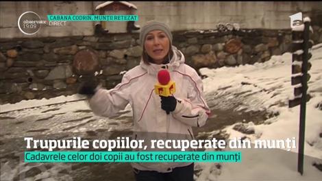 Trupurile copiilor alpinişti au fost coborâte de pe munte