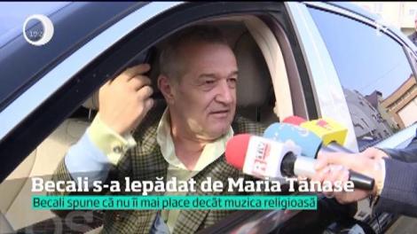George Becali a aruncat toate CD-urile cu Maria Tănase pentru că ajunsese să fredoneze şlagărele marii artiste