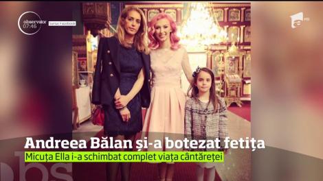 Andreea Bălan, jurata de la „Te cunosc de undeva”, mai emoționată ca niciodată! Imagini nedifuzate de la botezul anului!