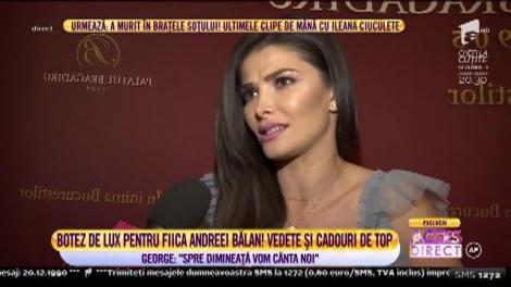 Andreea Bălan, mărturisiri, printre lacrimi de bucurie: ”Am avut lacrimi în ochi și eu și tati!”. Tematica inspirată de copilăria ei, fără jucării