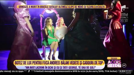 Ozana Barabancea, jurata de la „Te cunosc de undeva”, a cântat în biserică, la botezul Ellei, fetița Andreei Bălan. VIDEO