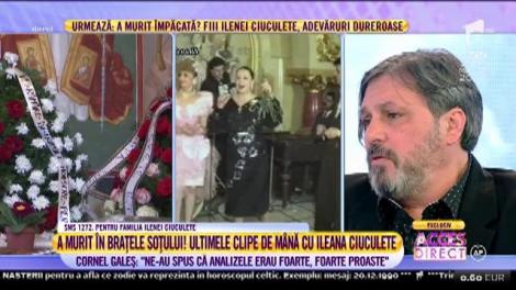 ”Când am pus mâna am simțit ceva tare!” Primele semne ale bolii regretatei Ileana Ciuculete... A fost atât de galopantă, încât a băgat-o în pământ în câteva zile