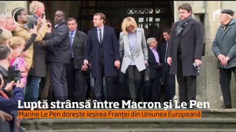 Alegeri în Franța. Cine sunt Emmanuel Macron şi Marine Le Pen