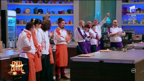 "Evenimentul", un adevărat examen pentru cele trei echipe de la Chefi la Cuțite: "Eu trebuie să câștig o probă, uite câți mai suntem!"