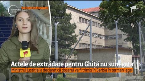 Ministrul Justiţiei a dat în această dimineaţă asigurări că actele de extrădare pentru Sebastian Ghiţă vor fi depuse în termenul legal
