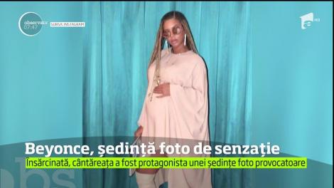 Beyonce, mai fermecătoare ca niciodată. Sarcina o face să strălucească. Artista și-a arătat formele voluptoase, iar admiratorii au fost foarte încântaţi