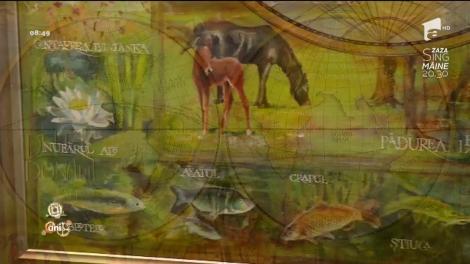 Expoziţie inedită de hărţi pictate pe piele, inspirate din legende, la Muzeul Naţional al Hărţilor şi Cărţii Vechi