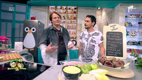 Reţeta lui Vlăduţ iar ne ține departe de orice dietă! "Salată de viţel îmbujorat", cu doar patru îngrediente