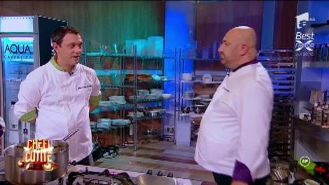 Replici acide între cei trei chefi: "Mă interesează doar să câștig"