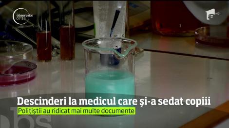 DIICOT Suceava a descins acasă la medicul acuzat că a administrat propriilor copii morfină şi alte medicamente pentru bolnavi terminali.