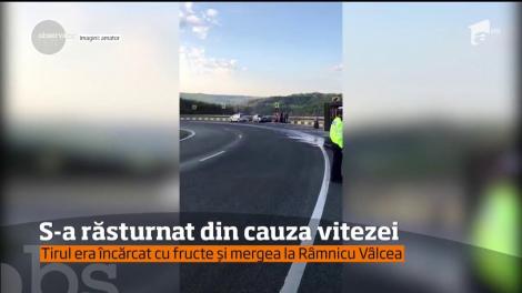 Traficul a fost un coşmar în această dimineaţă pe DN 7, în zona localităţii Milcioiu, Vâlcea