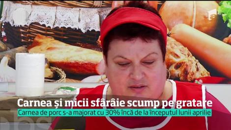 Majorări de prețuri! Micii, cârnăciorii proaspeţi şi ceafa de porc sfârâie mai scump pe grătare de 1 Mai