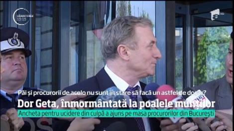 Dor Geta, alpinista ucisă la 13 ani de o avalansă, a fost înmormântată la poalele munţilor Bucegi. Tatăl a stat, în cârje, la căpătâiul ei