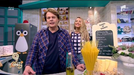 Reteta spaghete So Fisticate - cu fistic şi caşcaval