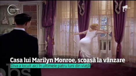Casa lui Marilyn Monroe, scoasă la vânzare