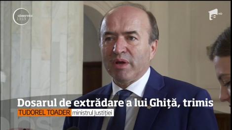 Ministerul Justitiei din Romania a notificat ministerul omolog din Serbia ca are nevoie de o prelungire a termenului de extradare in cazul lui Sebastian Ghita