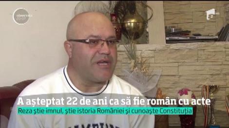 Reza Taheri, din Iran, a așteptat 22 de ani ca să fie român cu acte în regulă