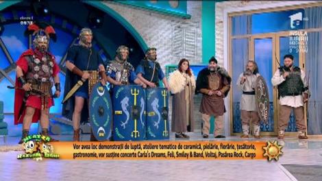 Platoul Neatza s-a transformat într-un câmp de bătălie. Dacii şi românii s-au luptat, în direct!