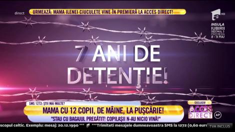 Mama cu 12 copii, de mâine, la închisoare! Unii susțin că a făcut atât de mulți copii doar ca să evite pușcăria