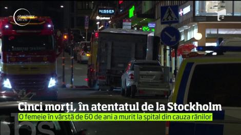 Bilanţul atentatului de la Stockholm a ajuns la cinci morţi. O țară întreagă în lacrimi!