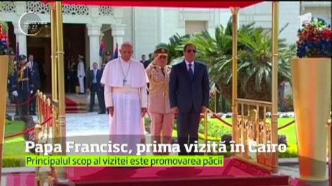 Papa Francisc, prima vizită la Cairo