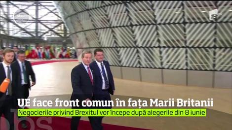 Uniunea Europeana face front comun în faţa Marii Britanii