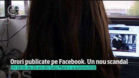 Balena Albastră lovit din nou? Un tânăr de 16 ani din Satu Mare a transmis în direct pe Facebook cum se automutilează